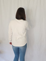 Waffle Henley - White