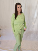 Bamboo Winter Pyjama Set - Apple Green