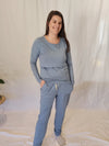 Bamboo Winter Pyjama Set - Sky Blue