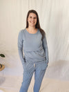 Bamboo Winter Pyjama Set - Sky Blue