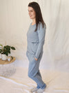 Bamboo Winter Pyjama Set - Sky Blue