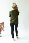 Boxy Tee in Olive - Close To The Heart 